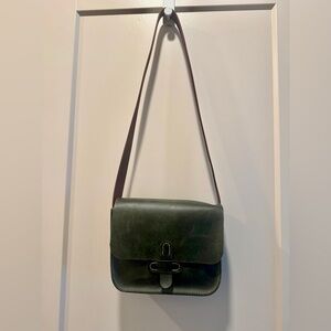 Artisan Hand Stitched Leather Crossbody Bag